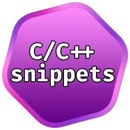 C/C++ code snippets
